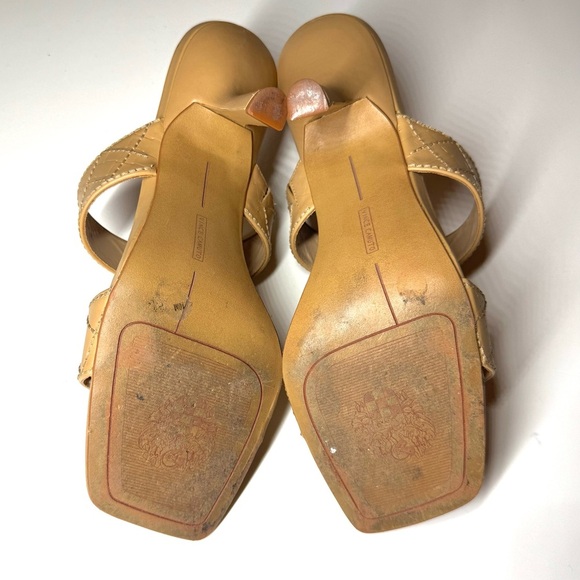 Vince Camuto Women’s Cherzel Slip On Squared Open Toe Heeled Sandal Size- 10 - Picture 9 of 9